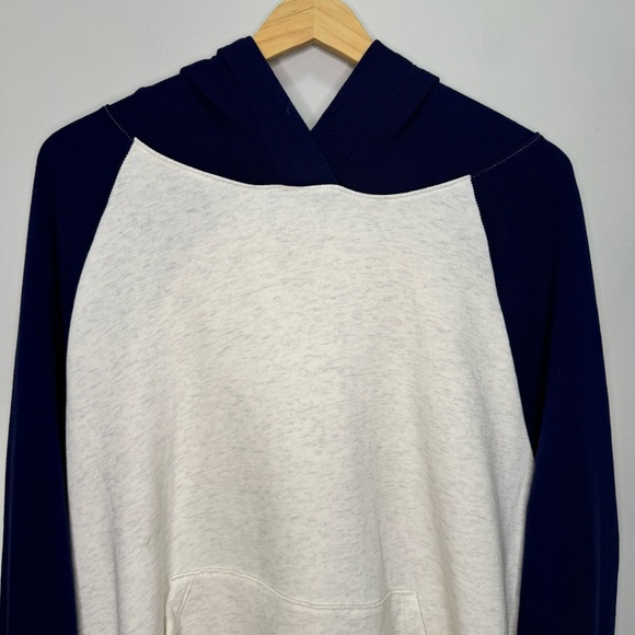 Old Navy Cream & Blue Hooded Sweater Size XL NWT - Picture 2 of 8